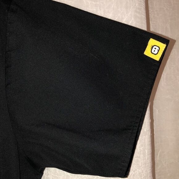 Wonder Wink S Black Scrub Top - Picture 4 of 8